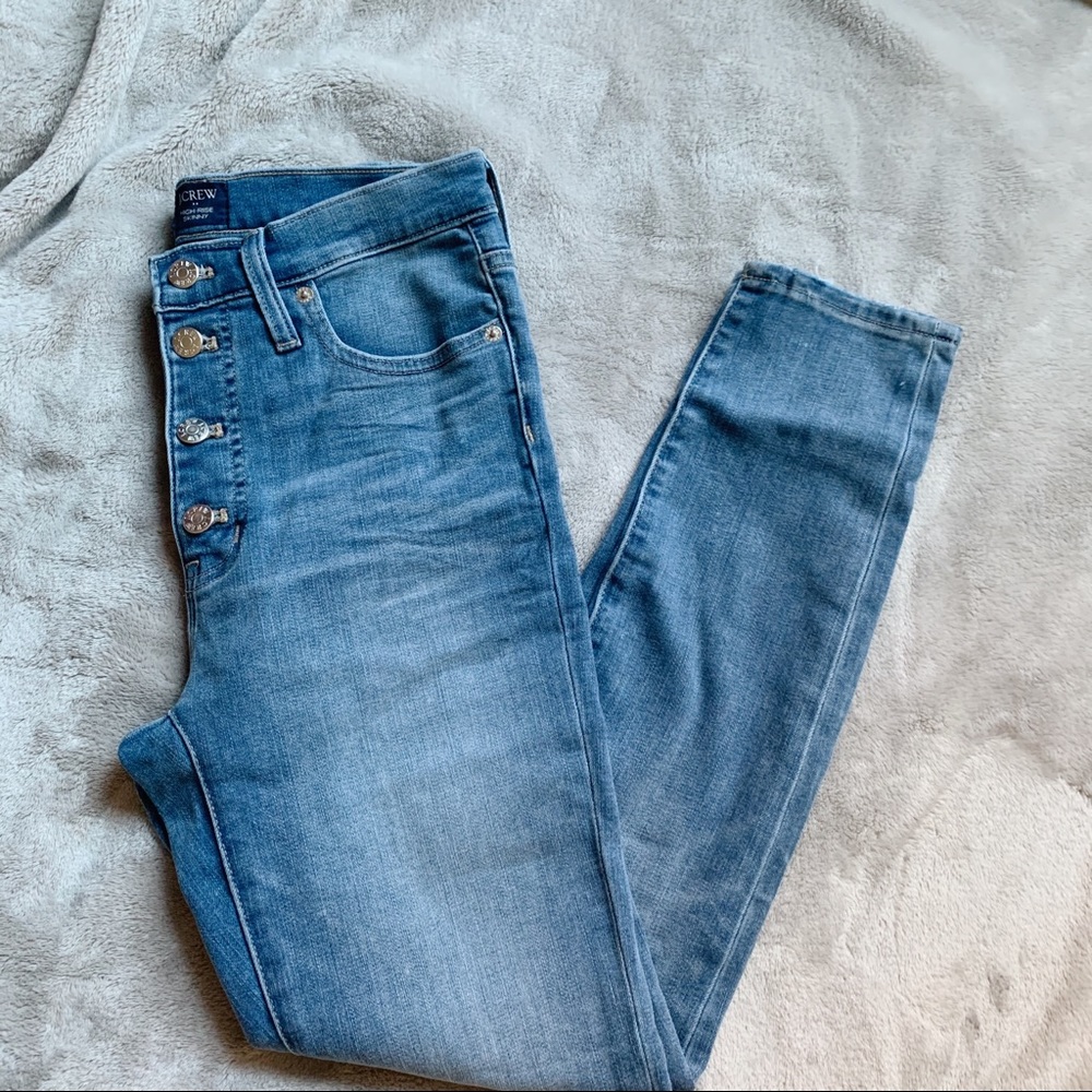 J. Crew high waisted skinny jeans